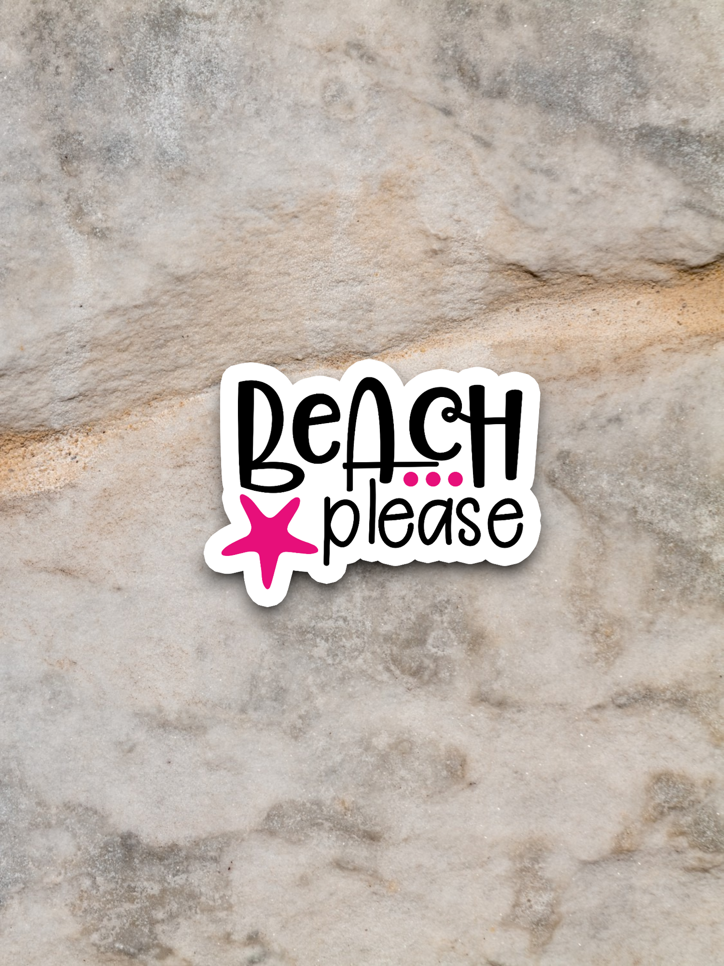 Beach Please Version 3 - Travel Sticker