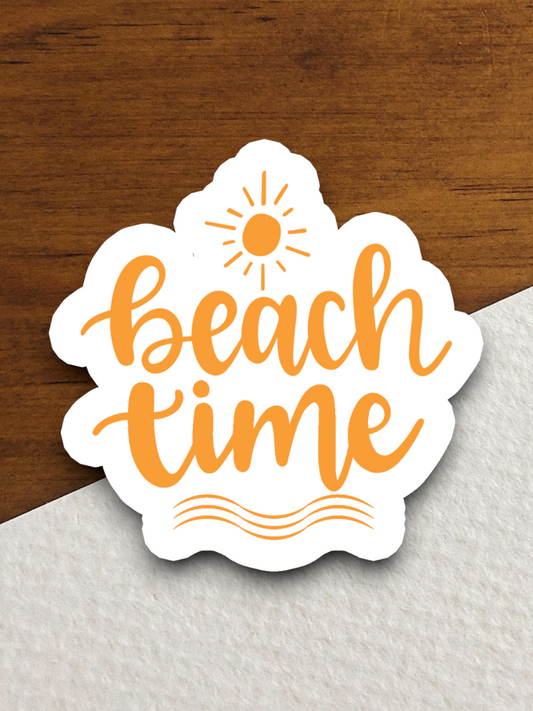 Beach Time Sticker