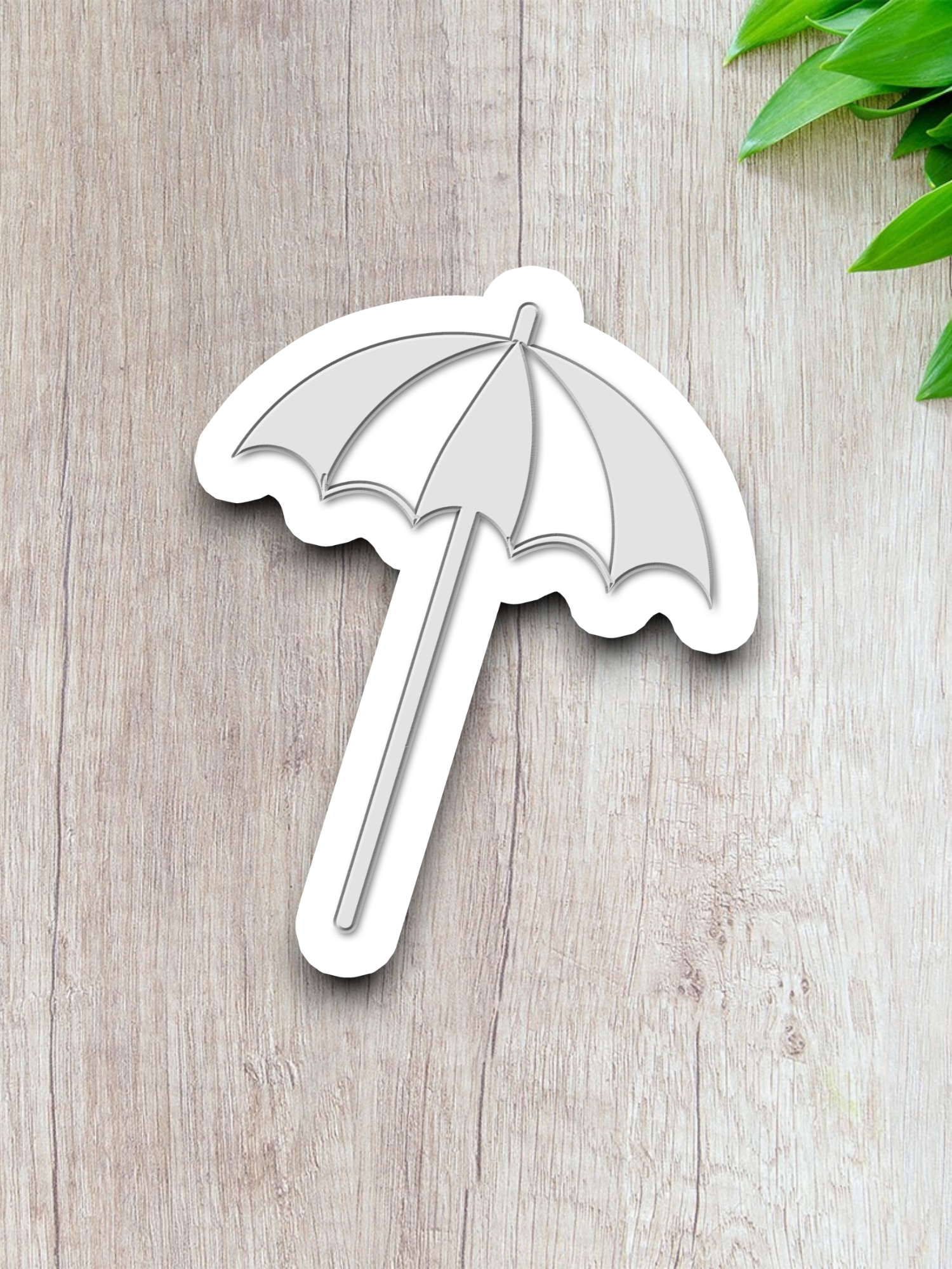 Beach Umbrella Sticker