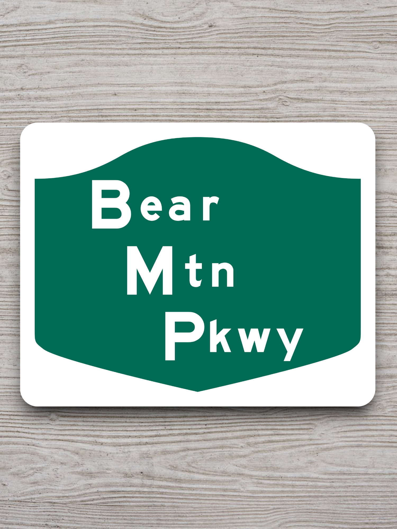 Bear Mountain Parkway Shield Sticker