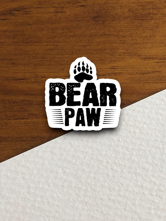 Bear Paw Animal Sticker