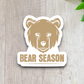 Bear Season Sticker