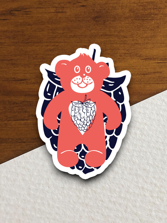 Bear and Berries Sticker