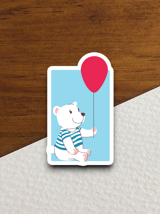 Bear with Ballon Animal Sticker