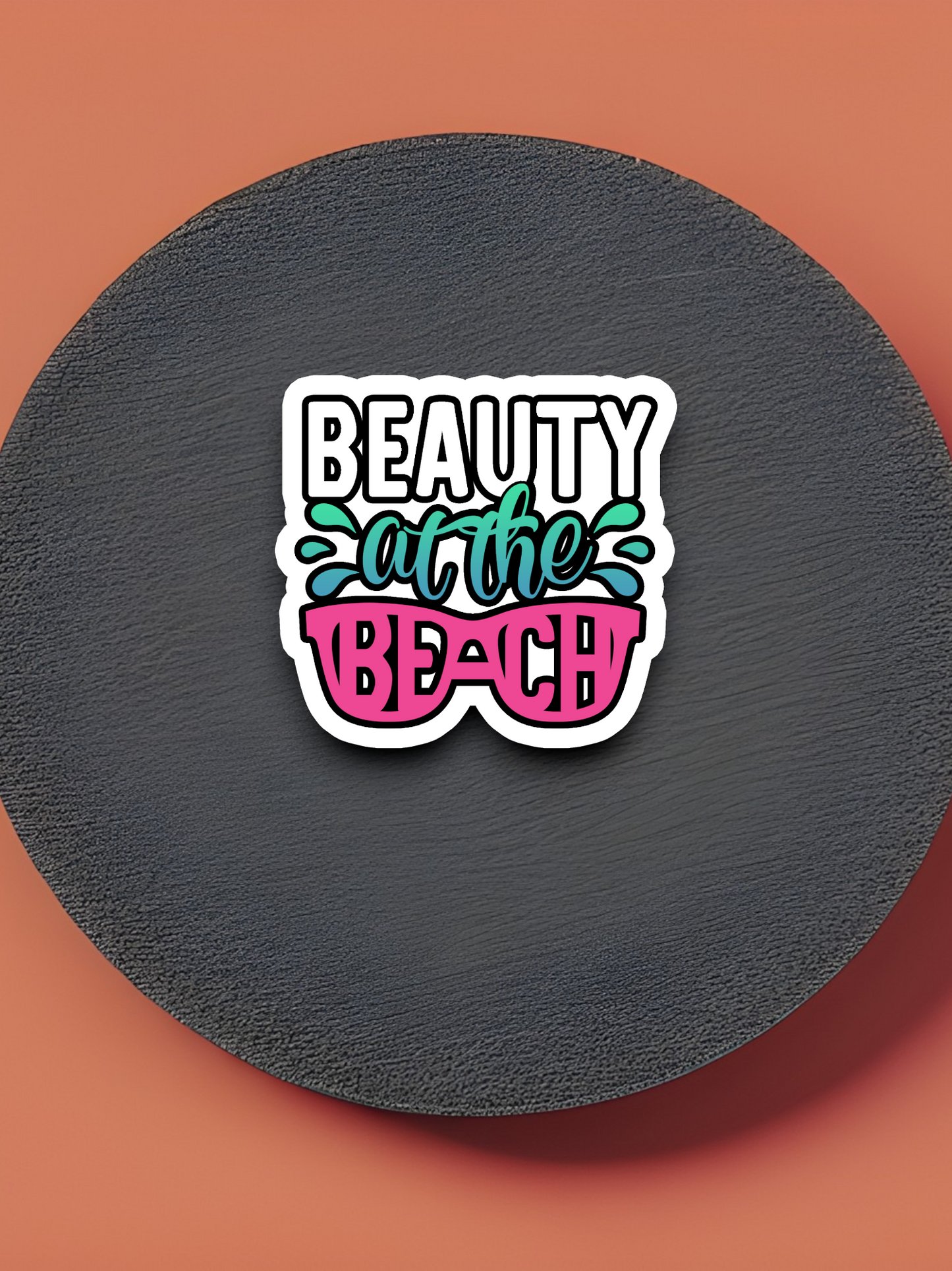 Beauty at the Beach - Travel Sticker