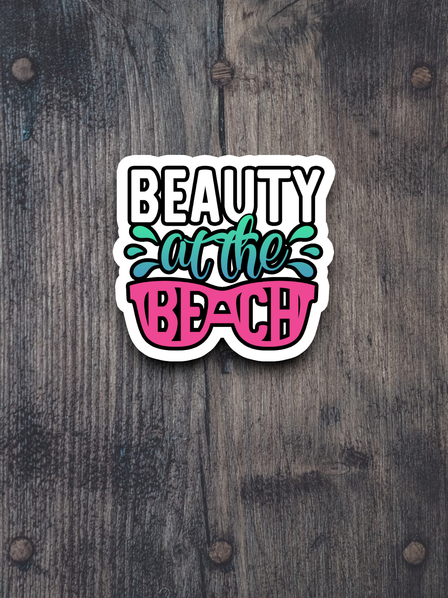 Beauty at the Beach - Travel Sticker