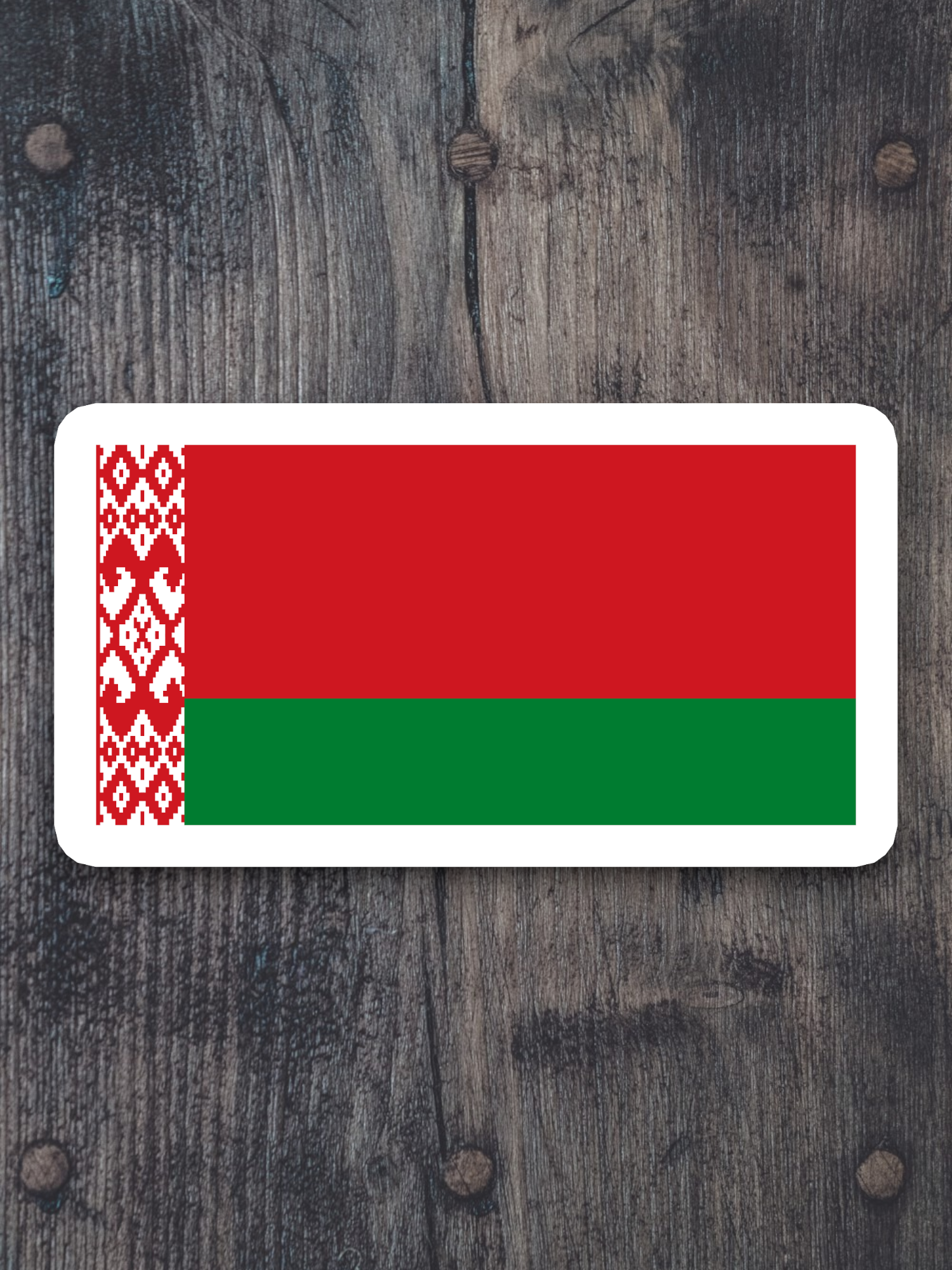 Belarus Flag - International Country Flag Sticker