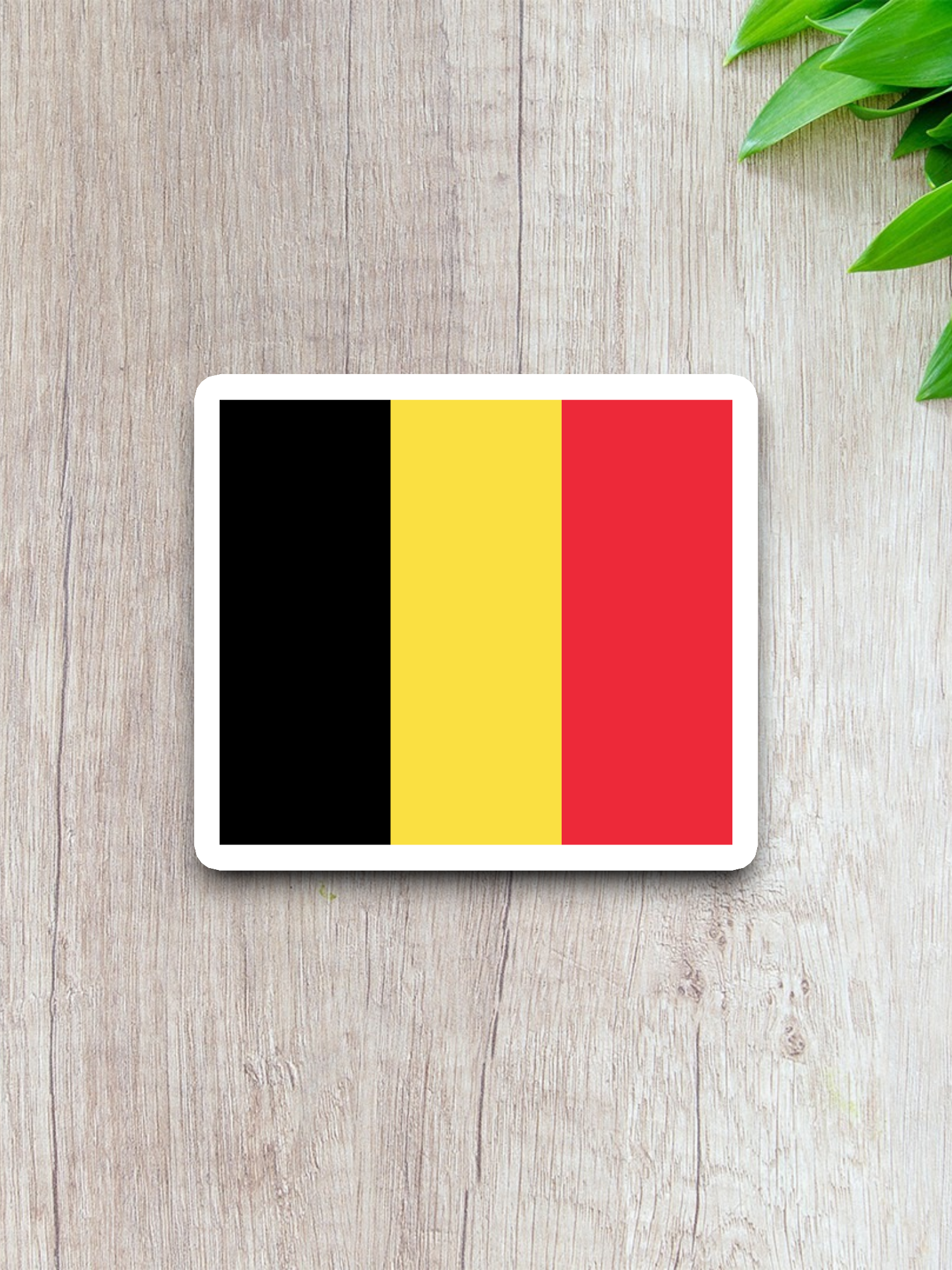 Belgium Flag - International Country Flag Sticker