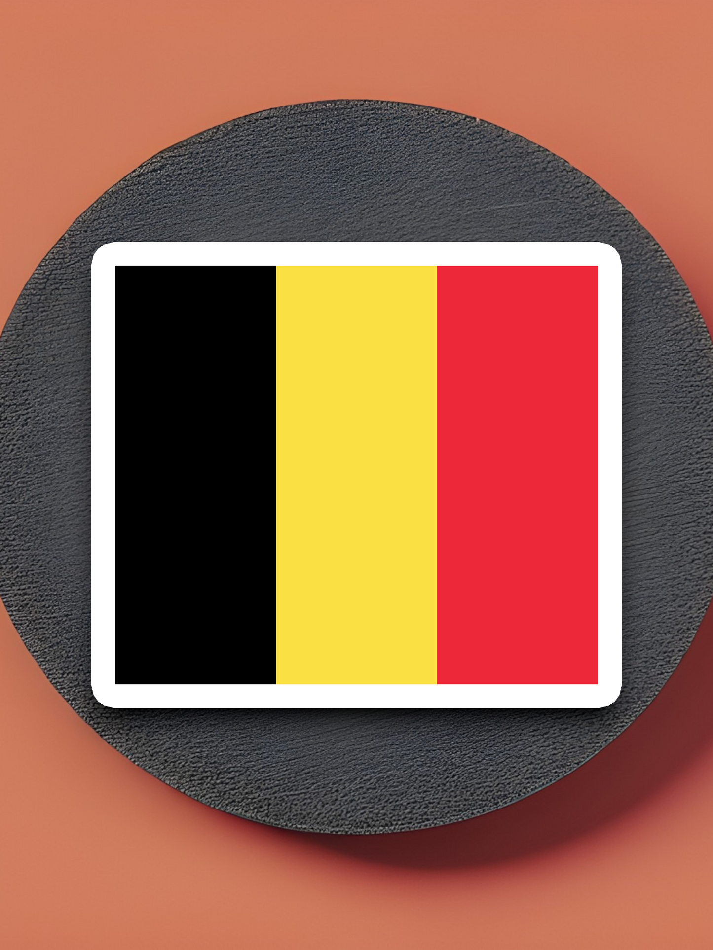 Belgium Flag - International Country Flag Sticker