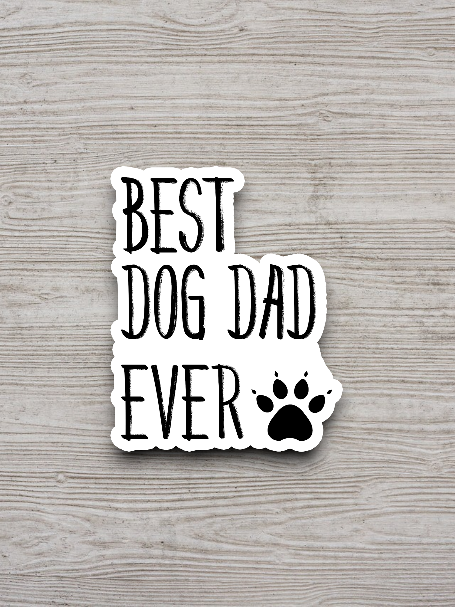 Best Dog Dad Ever Sticker