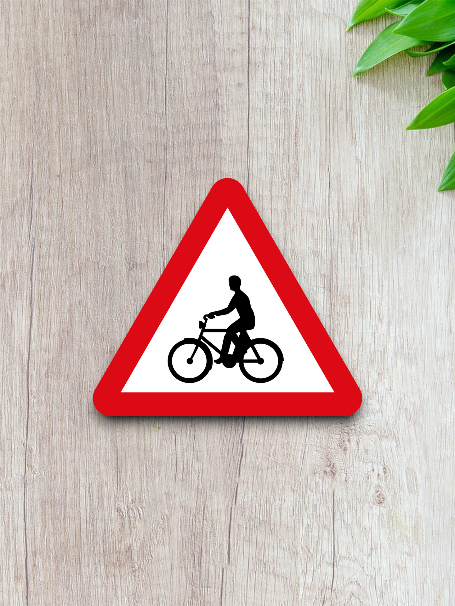 Bicycle Road Sign Sticker