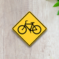 Bicycle Road Sign Sticker