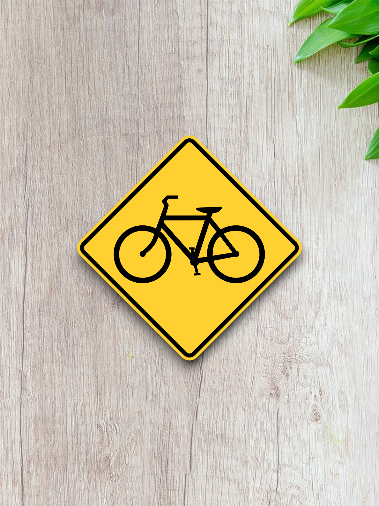 Bicycle Road Sign Sticker