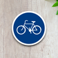 Bicycle Road Sign Sticker