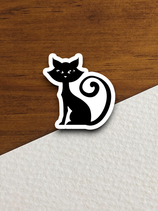 Black Cat Animal Sticker