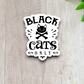 Black Cats Only Sticker