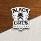 Black Cats Only Animal Sticker