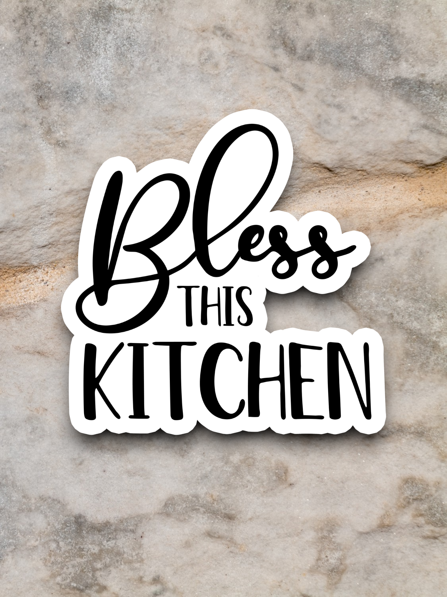 Bless This Kitchen - Version 02 - Faith Sticker