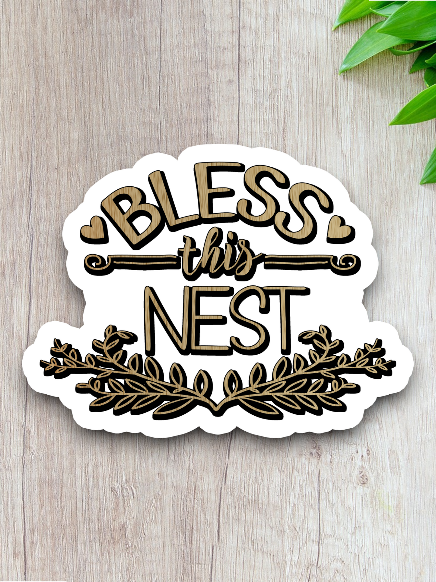 Bless This Nest 03 - Faith Sticker