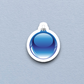 Blue Christmas Ornament Sticker