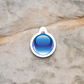 Blue Christmas Ornament Sticker