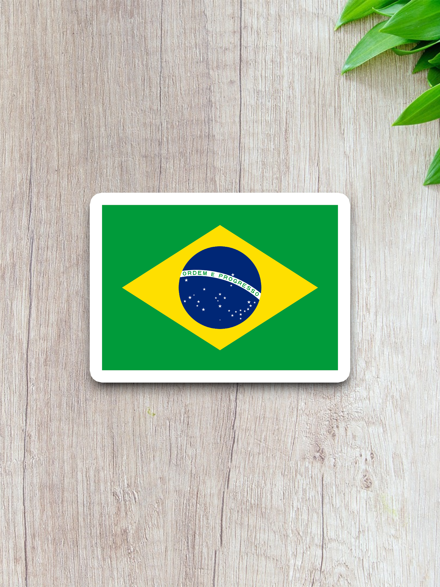 Brazil Flag - International Country Flag Sticker