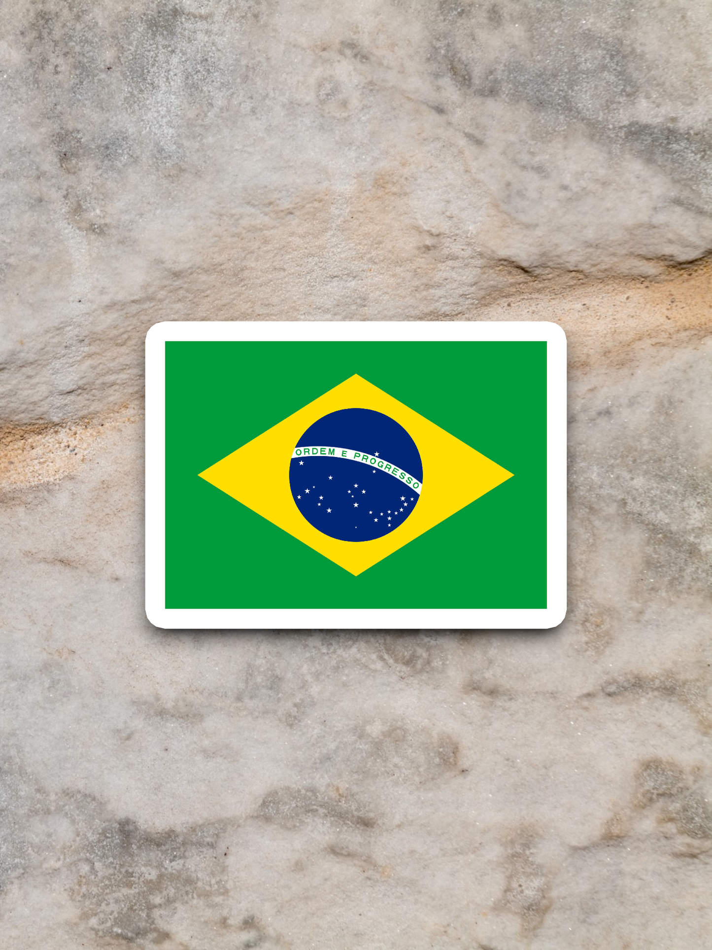 Brazil Flag - International Country Flag Sticker