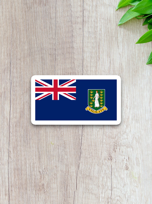 British Virgin Islands Flag - International Country Flag Sticker