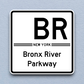 Bronx River Parkway Shield Road Sign Sticker