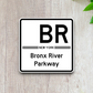 Bronx River Parkway Shield Road Sign Sticker