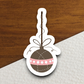 Brown Christmas Ornament Sticker