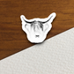 Faded Bull Sticker