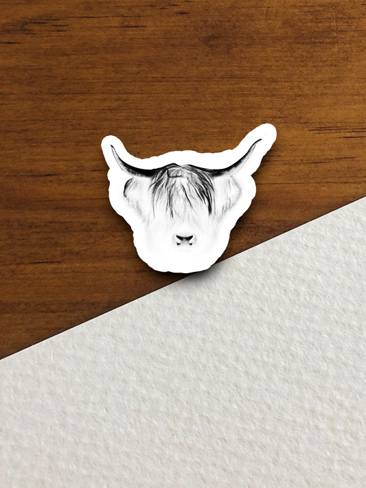 Faded Bull Sticker