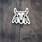 Bull Skull and Feathers Sticker