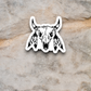 Bull Skull and Feathers Sticker