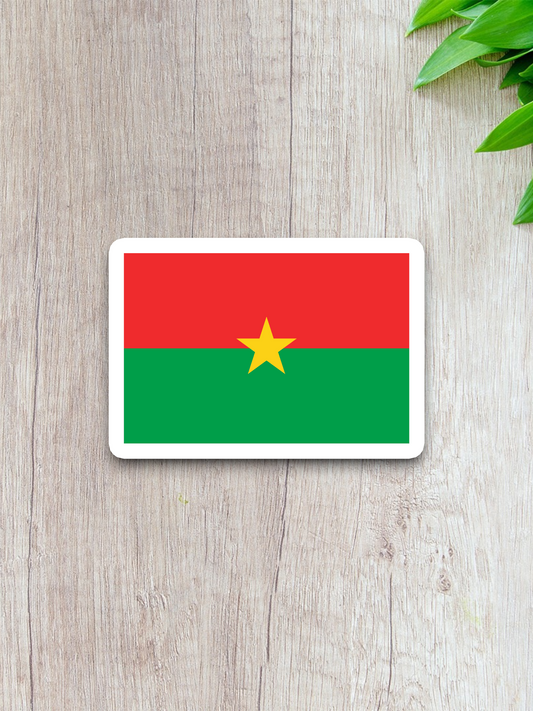 Burkina Faso Flag - International Country Flag Sticker