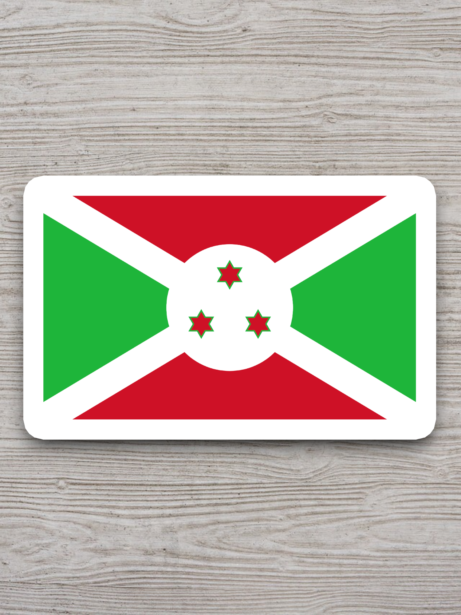 Burundi Flag - International Country Flag Sticker