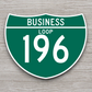 Business Loop 196 Road Sign Sticker