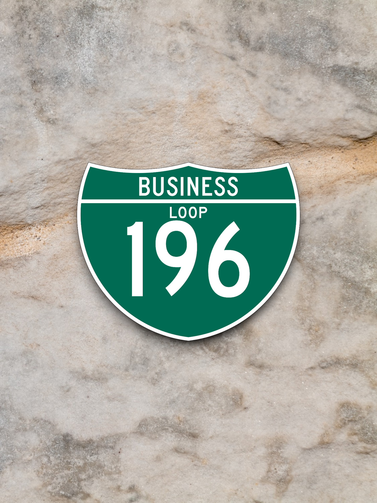 Business Loop 196 Road Sign Sticker