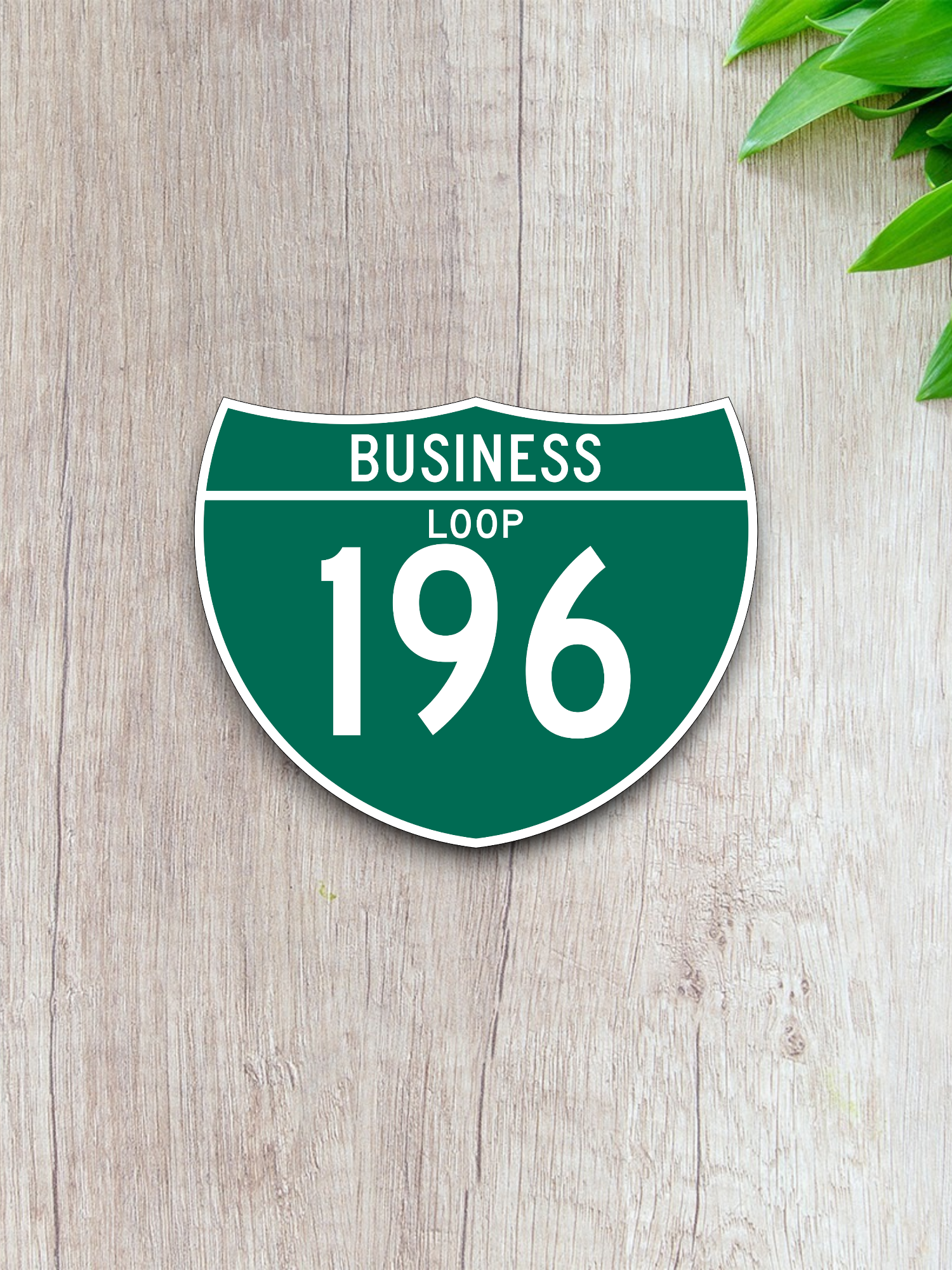 Business Loop 196 Road Sign Sticker