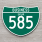 Business Spur 585 Road Sign Sticker