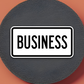 Business Road Sign Sticker