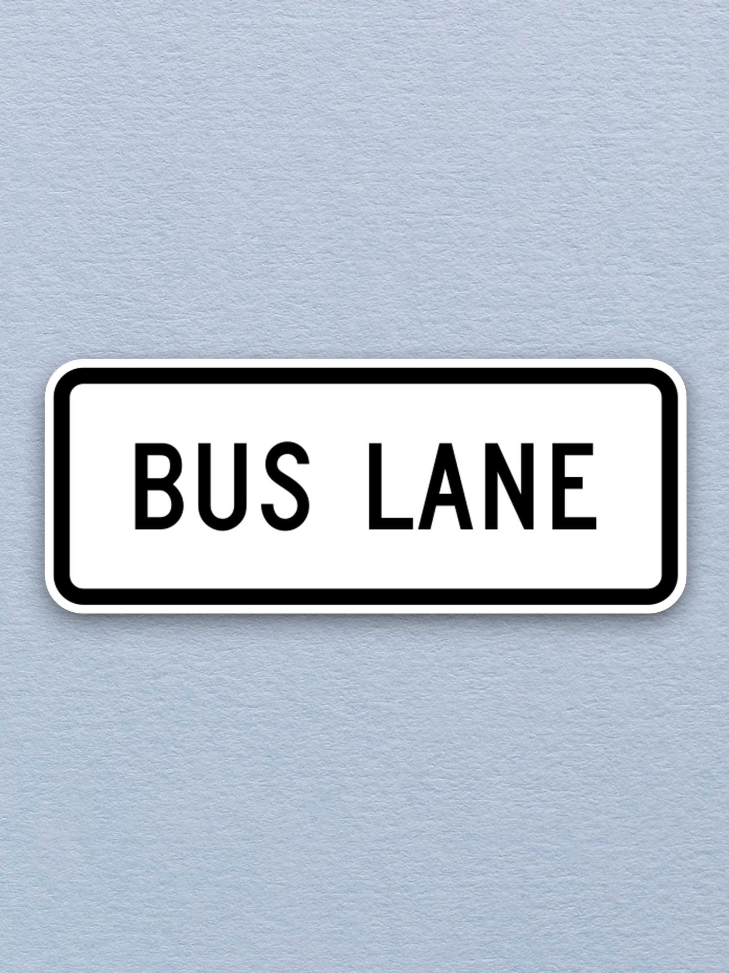 Bus lane United States Road Sign Sticker