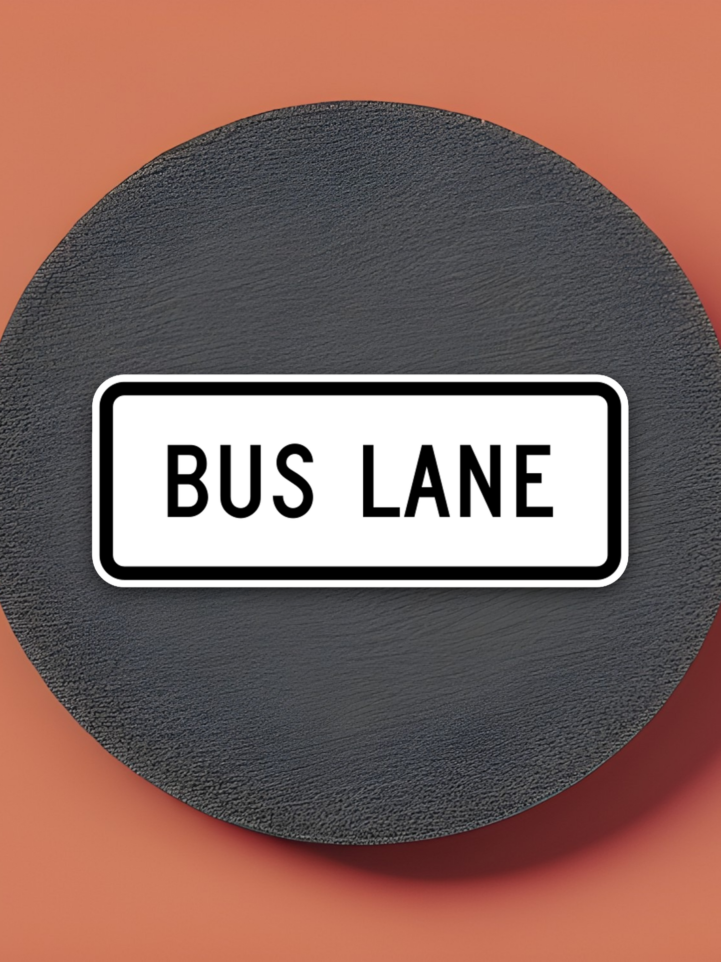 Bus lane United States Road Sign Sticker