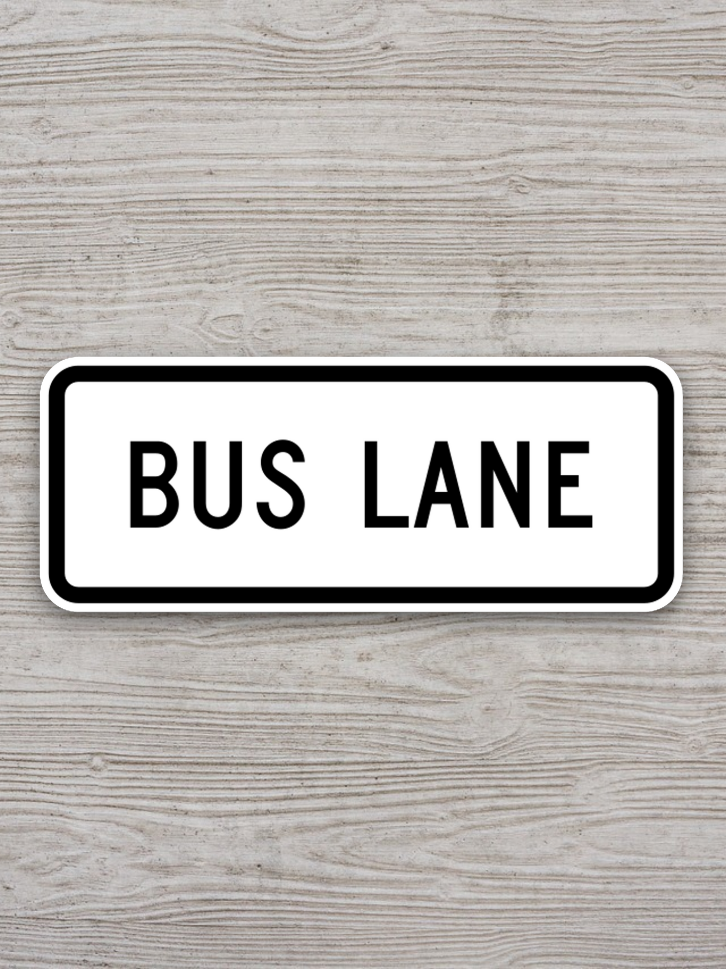 Bus lane United States Road Sign Sticker