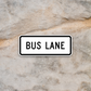 Bus lane United States Road Sign Sticker