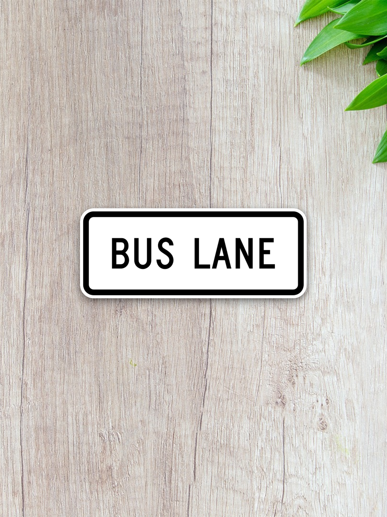 Bus lane United States Road Sign Sticker