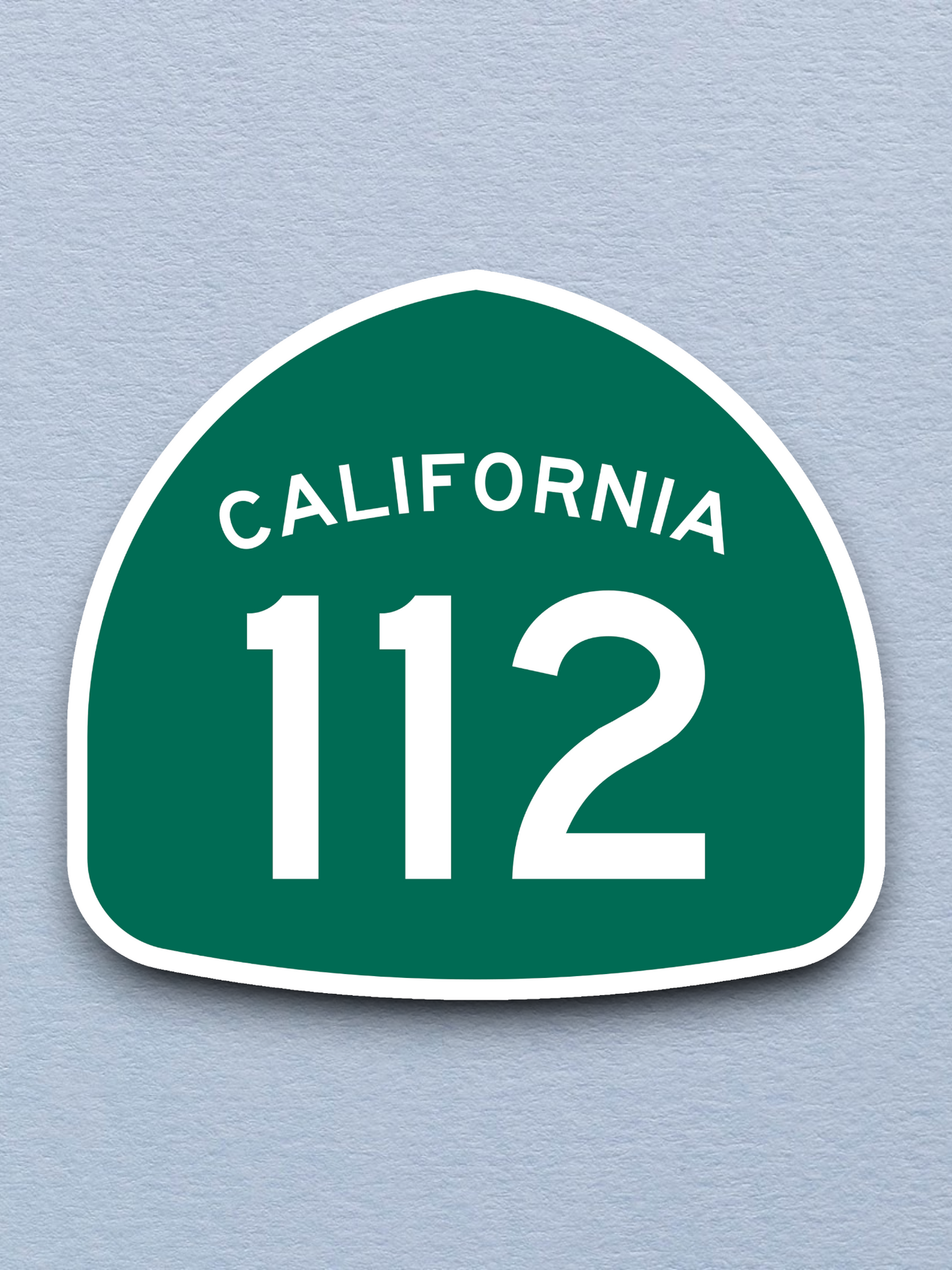 California State Route 112 Road Sign Sticker