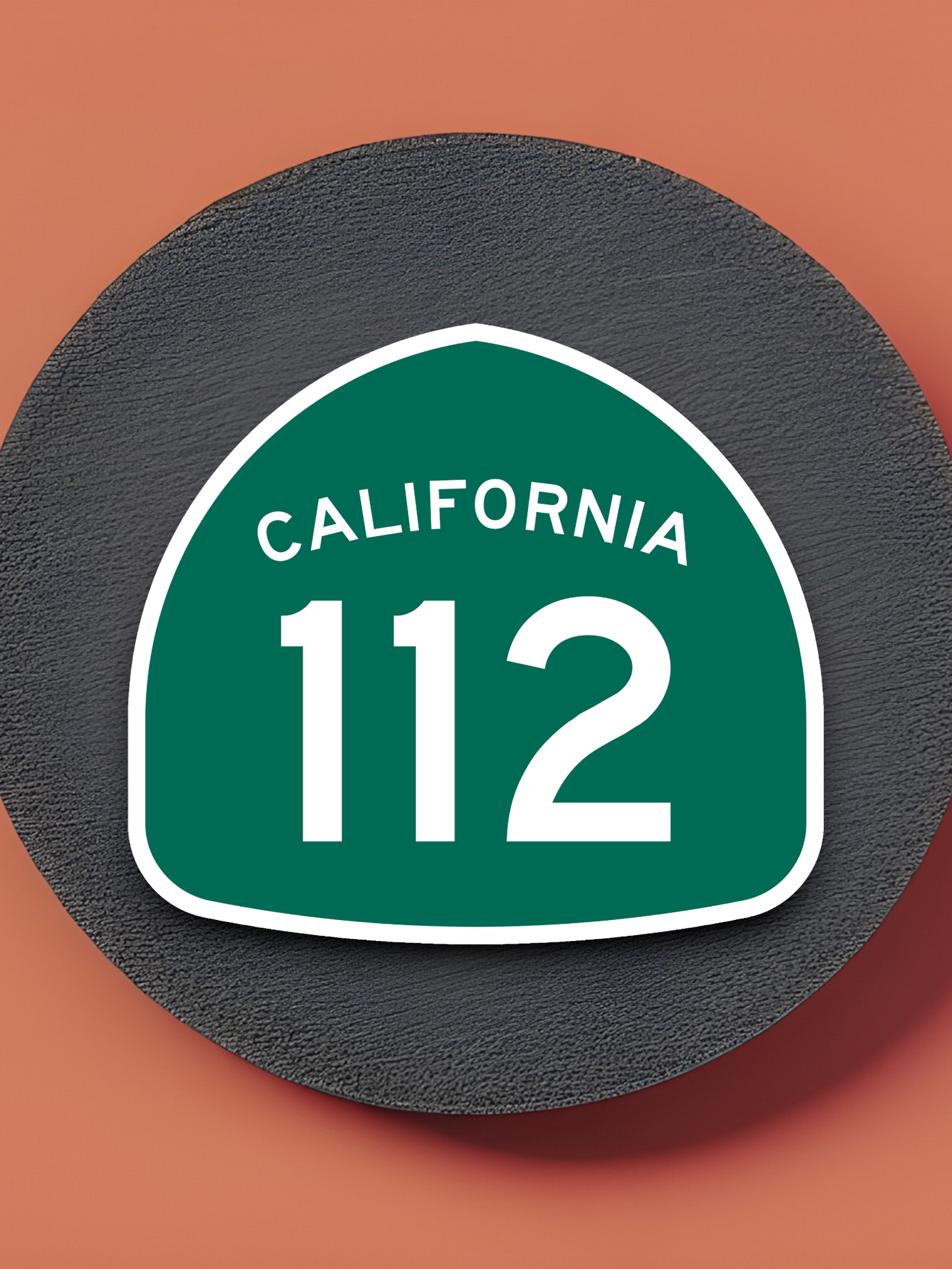 California State Route 112 Road Sign Sticker