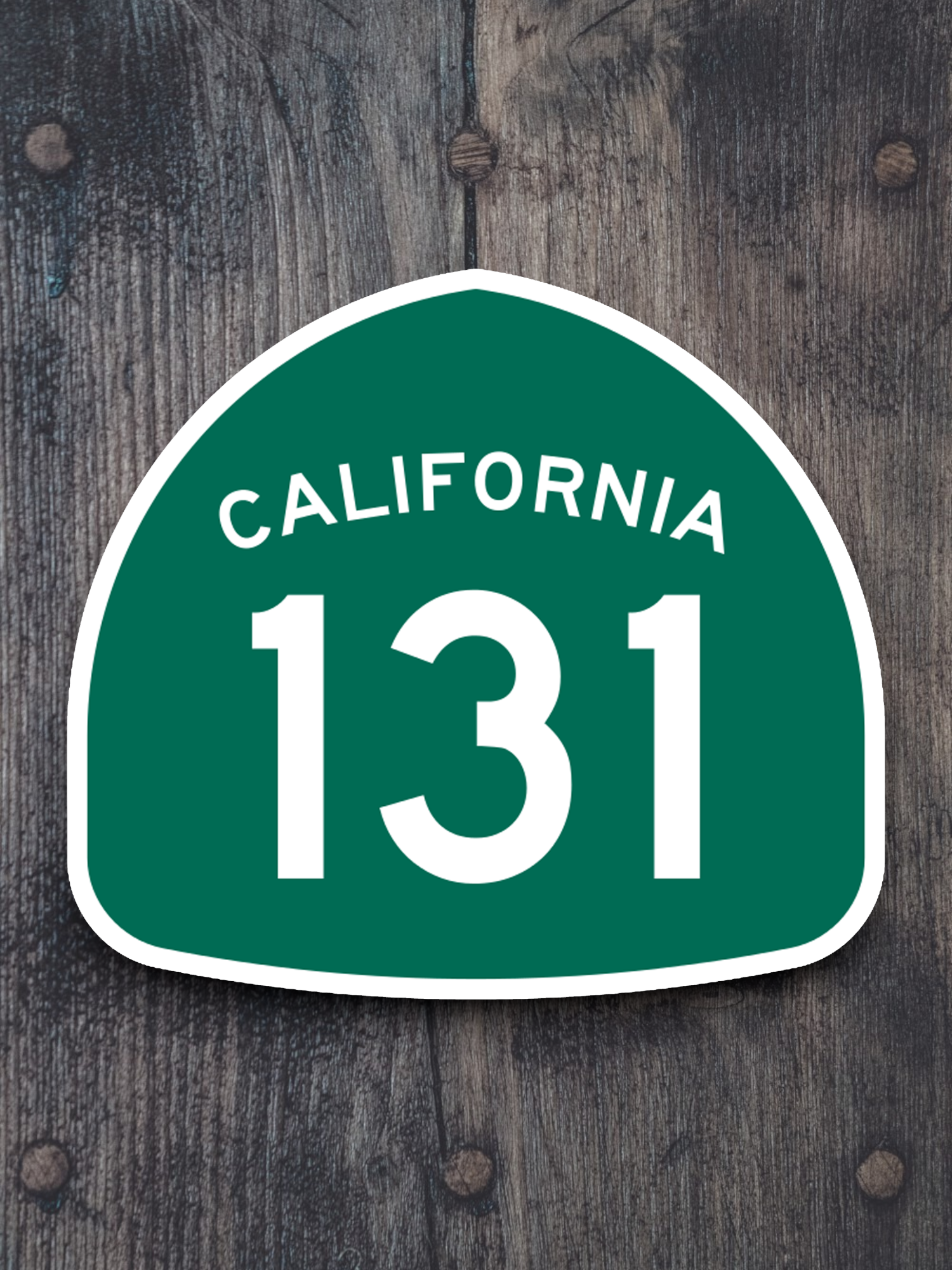 California State Route 131 Road Sign Sticker